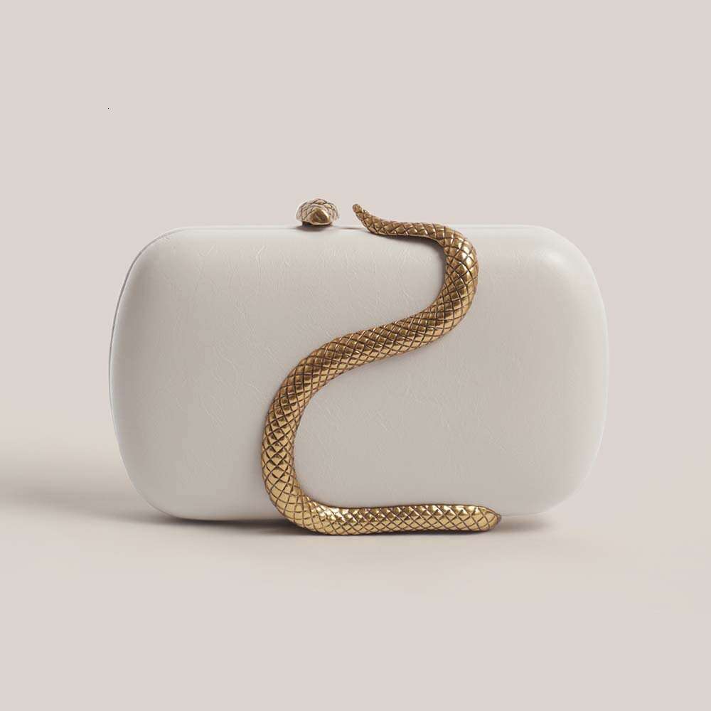 Clutch Bag Summer Foreign Trade Cross-Border Direct Sale PU Clutch Snake Fashionable Crossbody Shoulder European And American Evening Bag