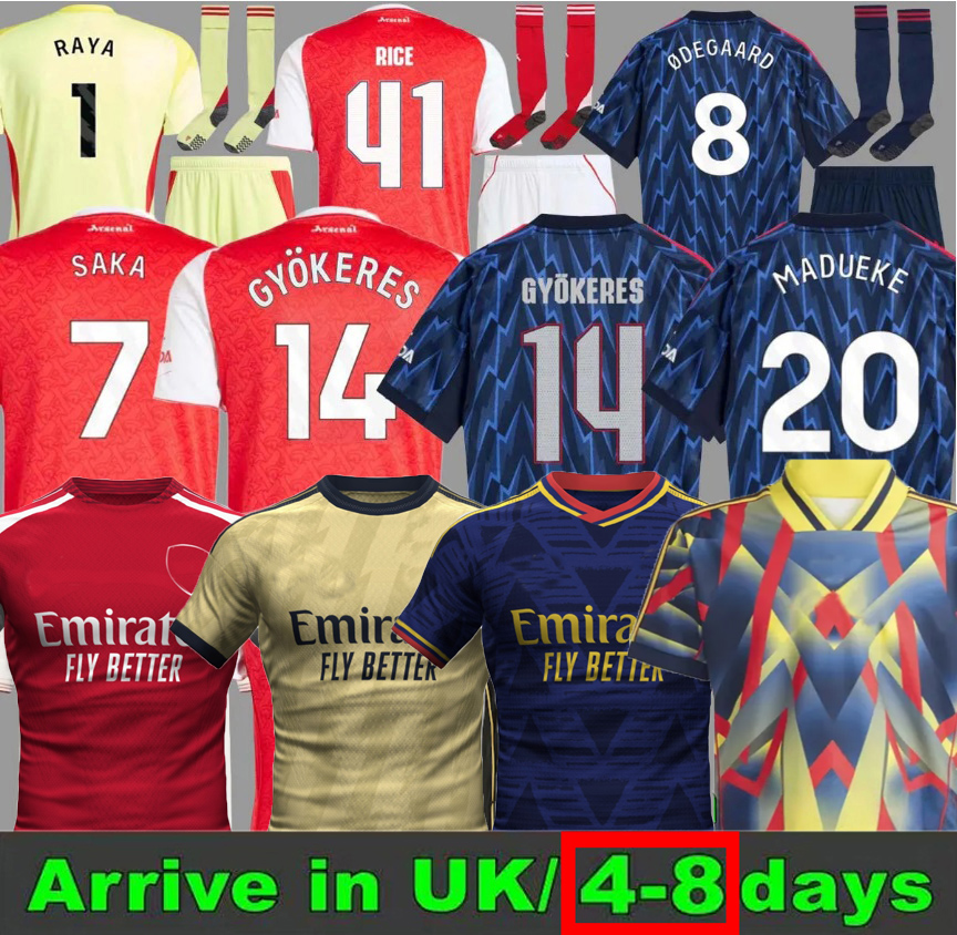 GYOKERES EZE soccer jerseys 25 26 27 HAVERTZ RICE SAKA Zubimendi MADUEKE Norgaard ODEGAARD MARTINELLI Nwaneri 2025 2026 2027 MERINO football shirt Men Kids Arsenal