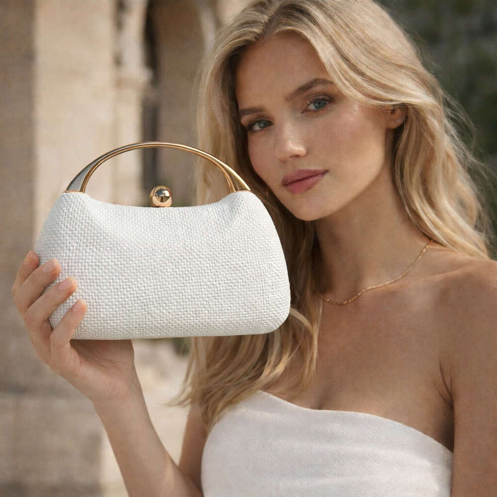 European And American New Woven Style Bag Single Shoulder Crossbody Fashionable Personality Socialite Evening Manufacturer Wholesale