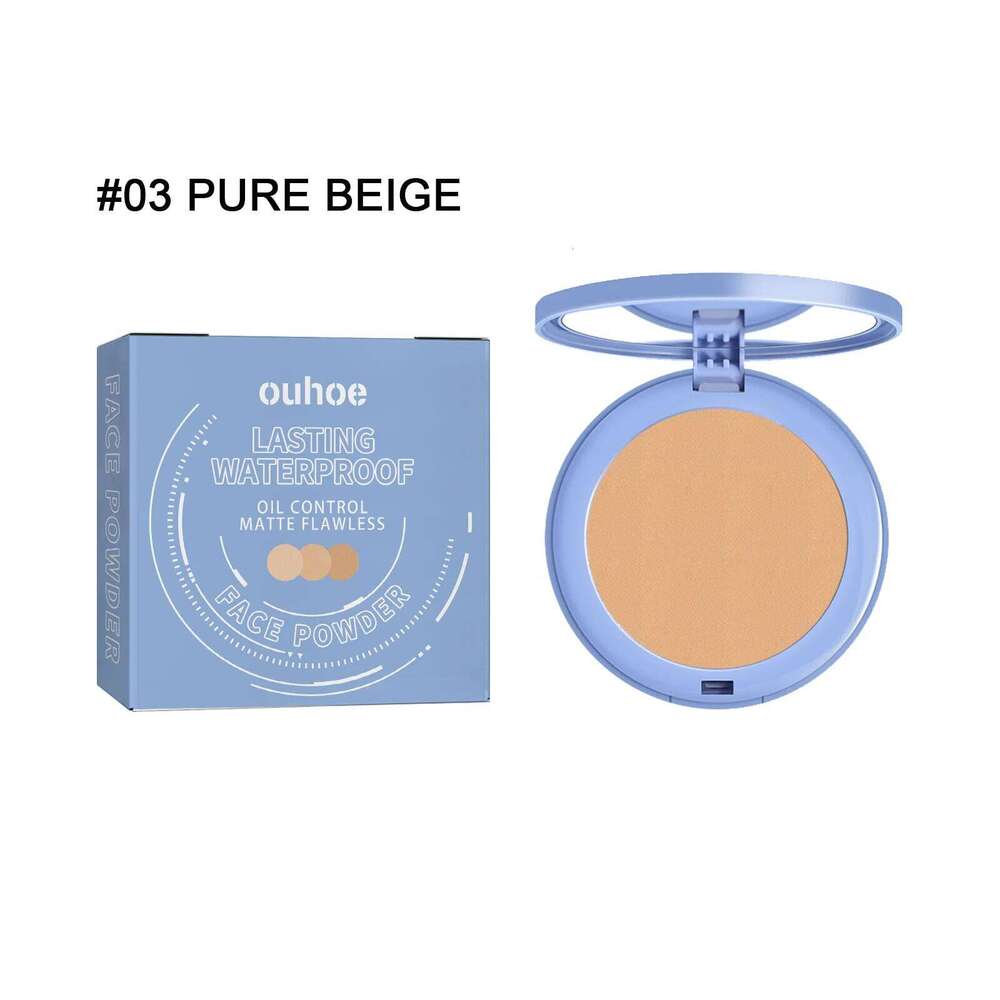 Ouhoe Oil Control Facial Invisible Pores Waterproof Long-Lasting Effect Not Easy Remove Makeup Natural Plants Powder 26L0209