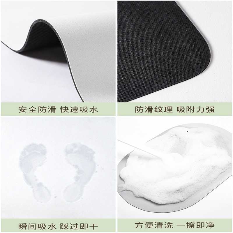 Crayon Shin-chan diatomite floor mat for bathroom entrance water-absorbent quick-drying non-slip mat for home bathroom floor S260207