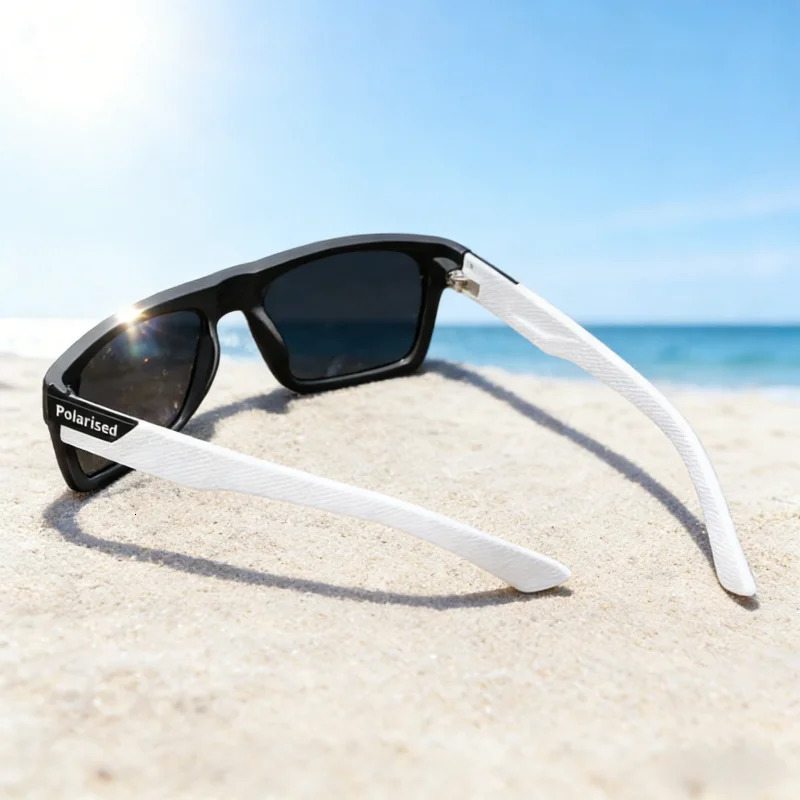 Polarized Square Sunglasses UV400 Black Fashion Shades for Men Women Ideal Driving Fishing Outdoor Sports 260206
