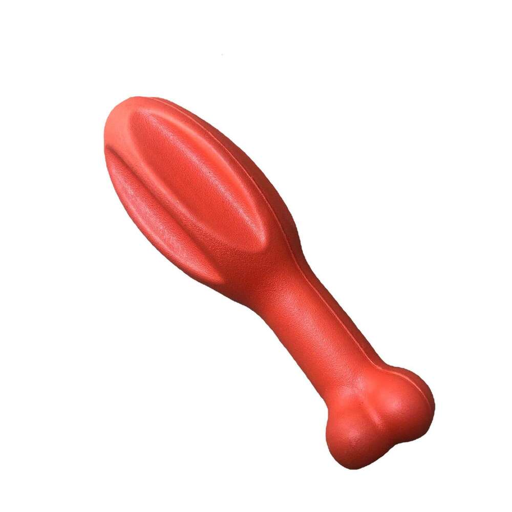Durable Dog Rubber Bone Toy High-Elastic Chew & Teething Toy for All Breeds, Helps Clean Teeth & Burn Energy