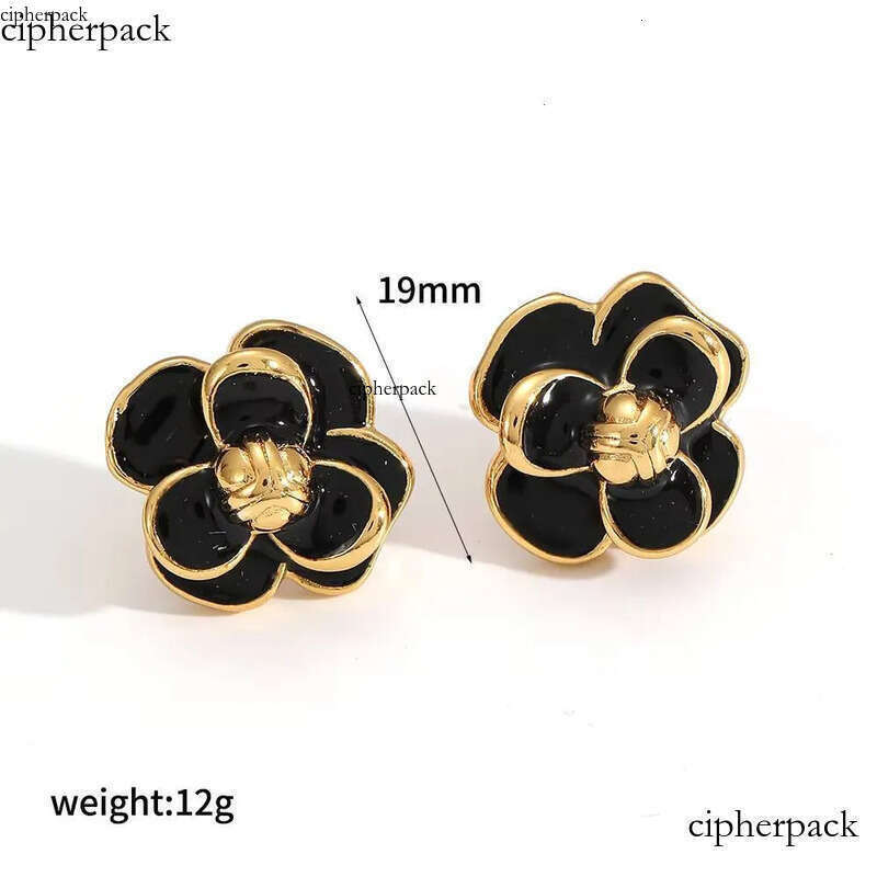 Ins Style Drip Oil Multi Color Earrings Versatile Temperament Flower Earring for Women High-End Feel Quality Fashion Jewelry 21