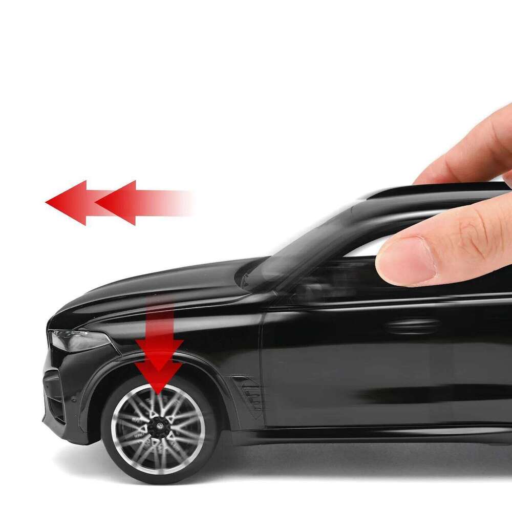 1:24 BMW X5M X5 SUV Alloy Luxy Diecast Metal Off-road Vehicles Car Model Simulation Sound and Light Childrens Toy Gift 26W0209