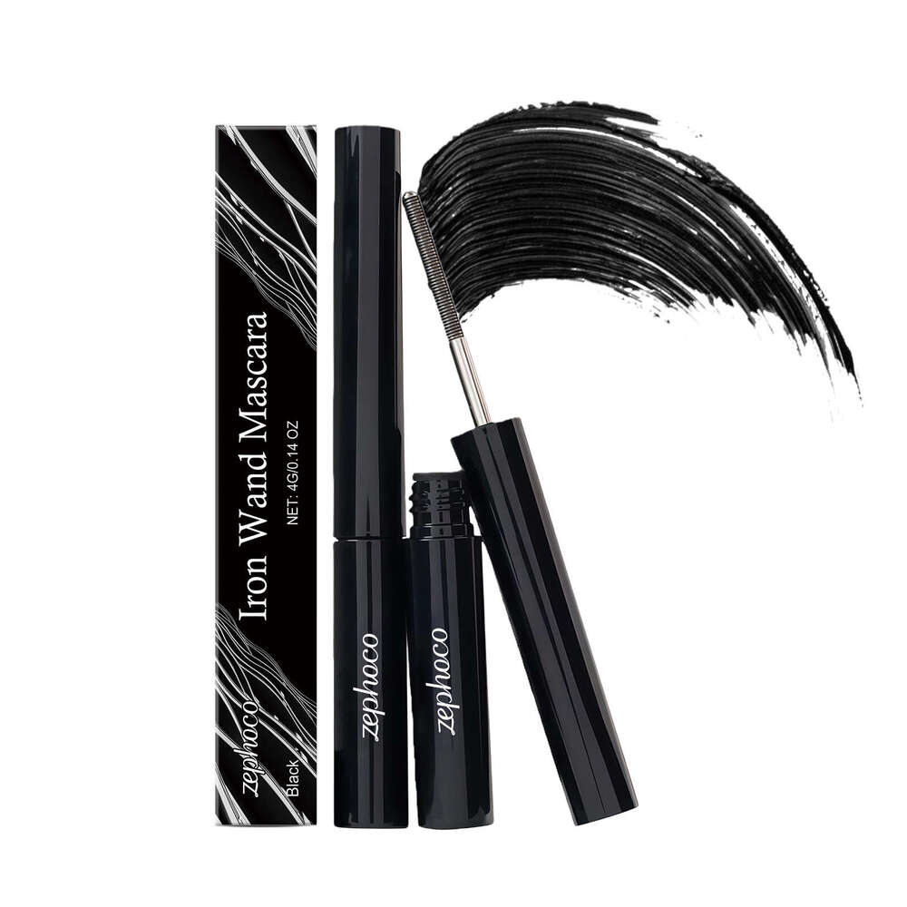 Zephoco Black Waterproof Natural Slim Long Curling Shaping Not Easy To Smudge Mascara