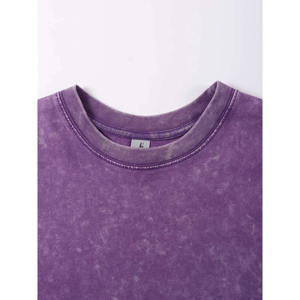 A Cow Cat Imitating Penguins Catmen Washed Holes T Shirt Summer Cotton Tee Loose O-Neck Clothing Fashion Unisex Vintage Top X260209