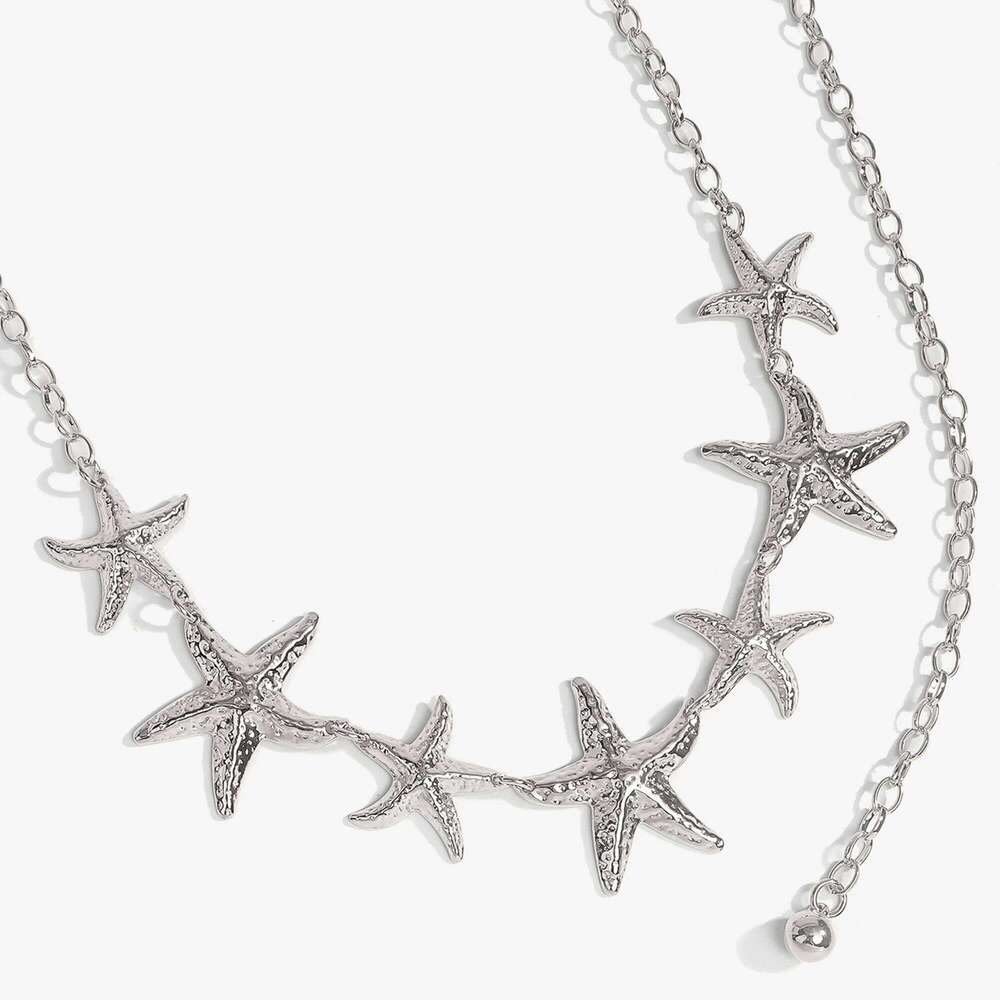 Ladies Metal Starfish Waist Summer Beach Body Sexy Fashion Decorative Dress Chain Accessory for Women X260209