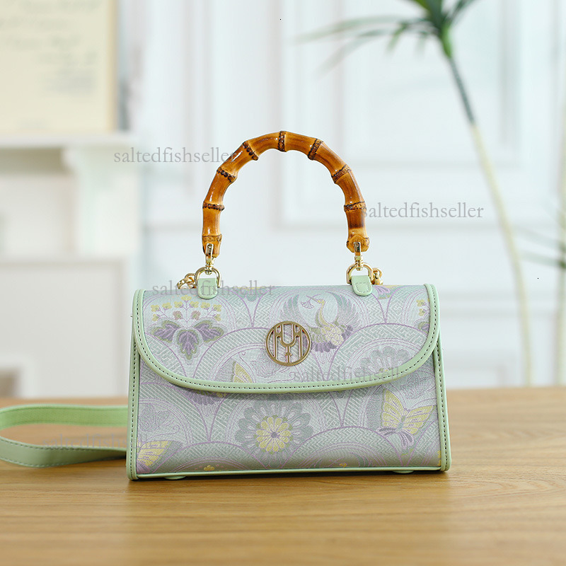 2026 Chinese Style Luxury High-quality Leather Buckle Shoulder Crossbody Bag Fashion Ancient Style Retro Atmosphere Dinner Handbag Paired With Cheongs