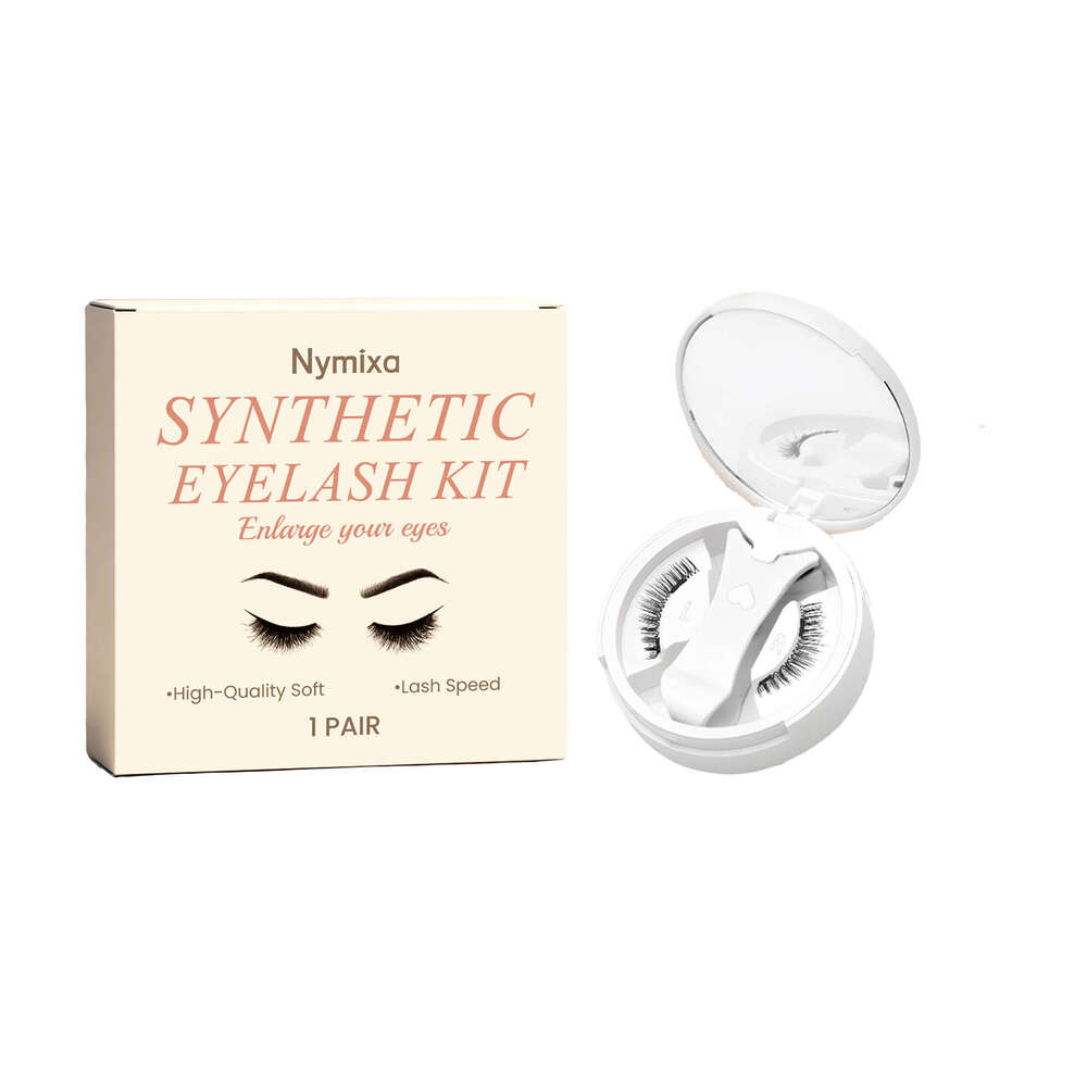 Nymixa Curly Set Soft Lightweight Fluffy Natural Easy to Wear Magnetic False Eyelashes