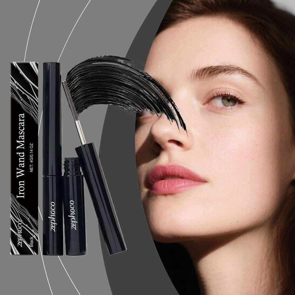 Zephoco Black Waterproof Natural Slim Long Curling Shaping Not Easy To Smudge Mascara
