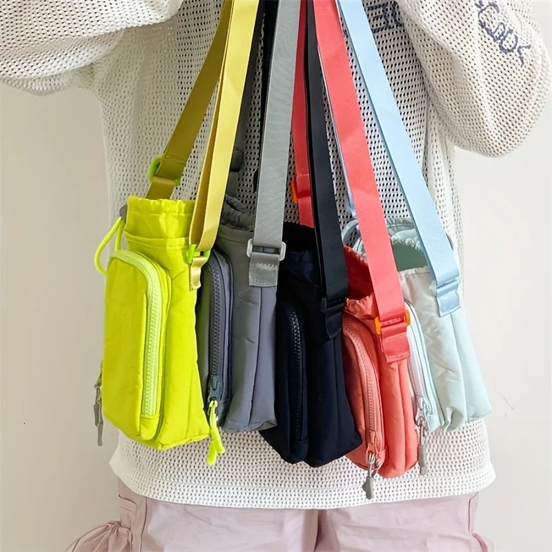 Mobile Phone Bag Crossbody Shoulder Water Bottle Waterproof Yoga Running Sports Outdoor Portable 260208