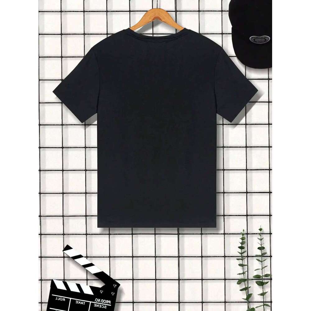 Men'S Cartoon Duck Graphic Tee Men Printed Crew Neck Short Sleeve Casual T-Shirt Oversized T Shirt X260209