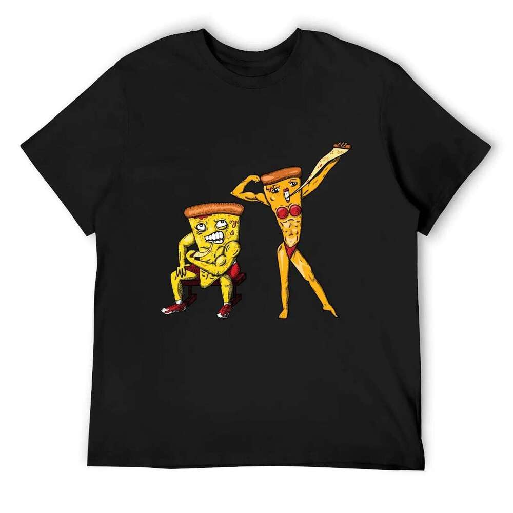 PUMPED FOR PIZZA T-Shirt boys animal print clothes Anime t-shirt Men's t shirts X260209