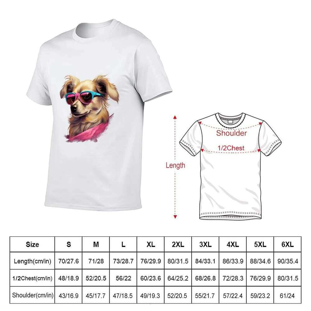 prints shirt with 100 cotton t graphic for man Chihuahua shirts percent T-Shirt Pink In tees X260209