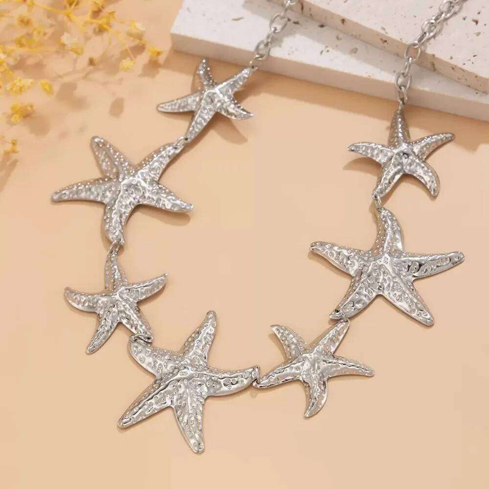 Gold Silver Color Starfish Waist Chain for Woman Girl Fashion Summer Beach Party Jewelry Accessories Mother's Day Gift X260209