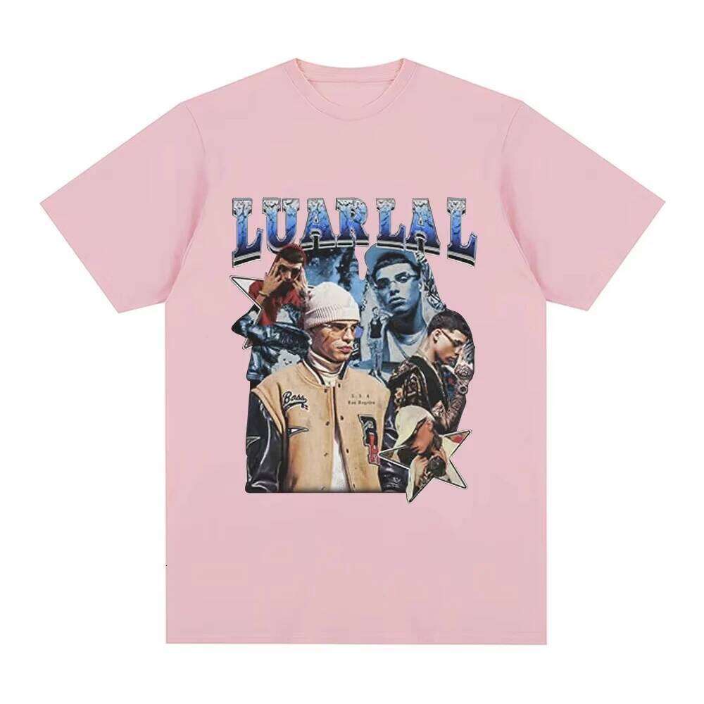 Rapper Luar La L L3TRA Graphic T Shirts Men's Fashion Vintage Short Sleeve T-shirts Cotton Casual Oversized T-shirt Streetwea X260209