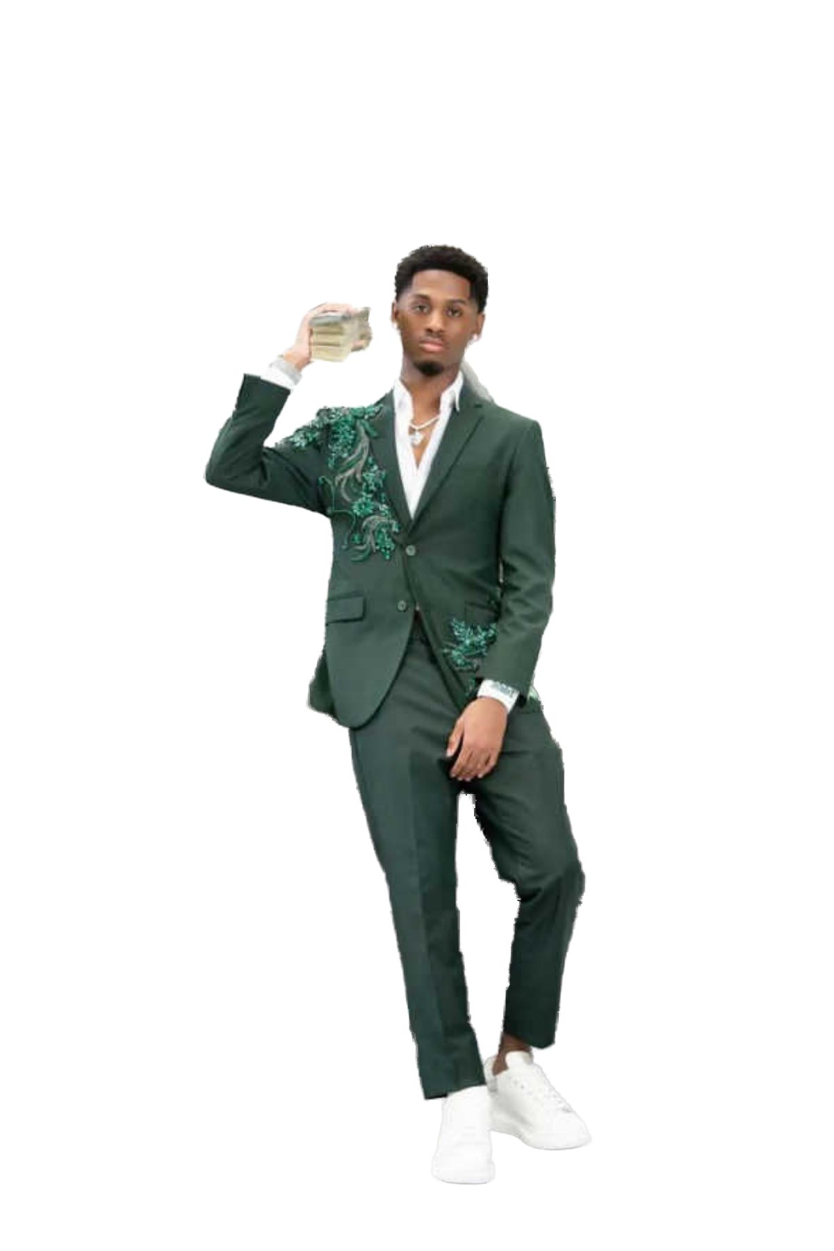Glitter Men Suits 2 Pieces Slim Fit Jacket Pant Applique Beaded Diamond Tuxedo Wedding Party Costume Homme Customized