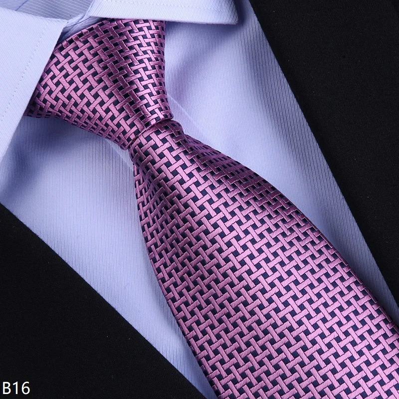 High Quality Checkered Pattern 100 Silk Tie For Mens Business Banquet 8cm Wide Handmade Knotted Shirt Accessory Silk Cravat 260208