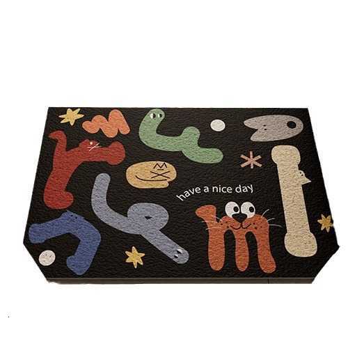 Entrance Door Mat Foyer Entrance Dust Removal Mat Cartoon Wear-resistant Cuttable Silk Loop Mat Non-slip Mat S260207