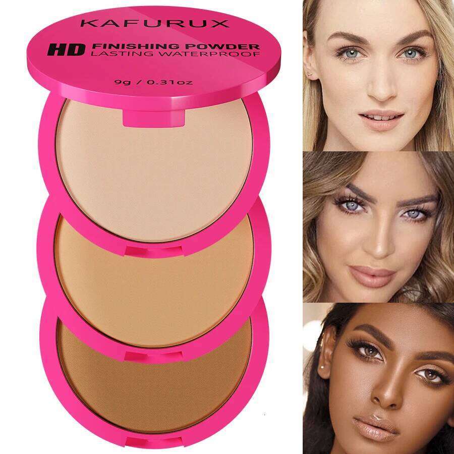 4 Color Oil Control Matte Long Lasting Flawless Setting 1PC Face Makeup Full Coverage Pressed Powder Gifts 26Li0209