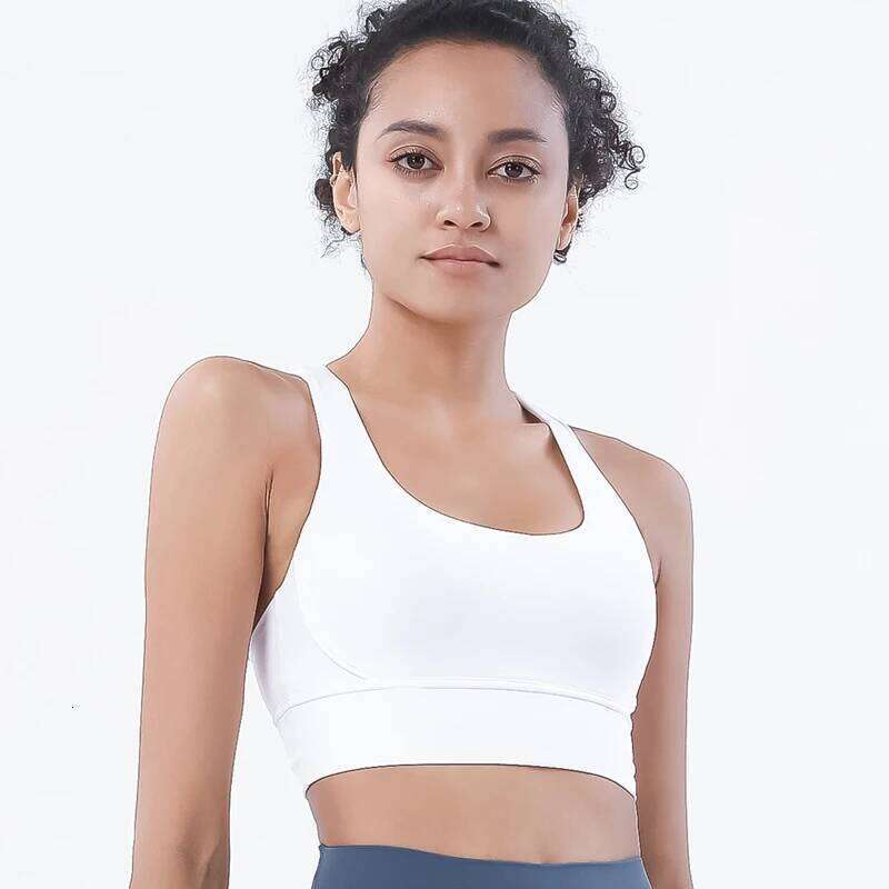 SOISOU Women Cropped Bralette Gym Yoga Sports Cross Sexy Female Bra Breathable Top Women's Underwear 25 Colors 26Y0209