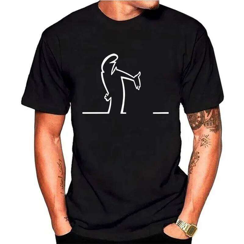Summer T Shirts For Men Balum La Linea Funny Graphic Tshirt Cotton Comfortable Premium Camisetas X260209