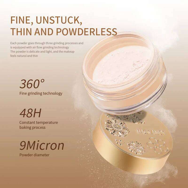 Soft Honey Loose Waterproof Long-lasting Oil Control Shimmer Brighten Coverage Setting Powder Facial Makeup 26L0209