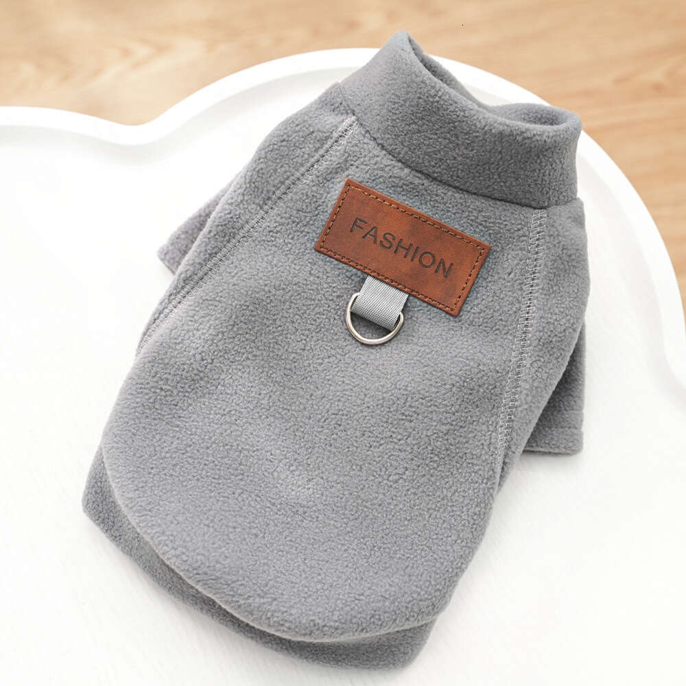 New Pet Dog Autumn Winter Fleece Bichon French Bulldog Clothes Supplies Cat Apparel