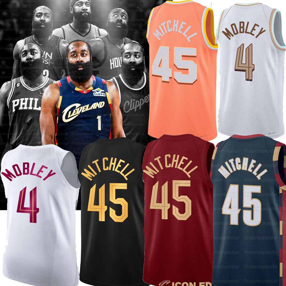 James 1 Harden Cavalier 45 Mitchell 2025-26 City Hardwood Classic Basketball Jerseys Jarrett 31 Allen De'Andre 12 Hunter Max 1 Strus Men