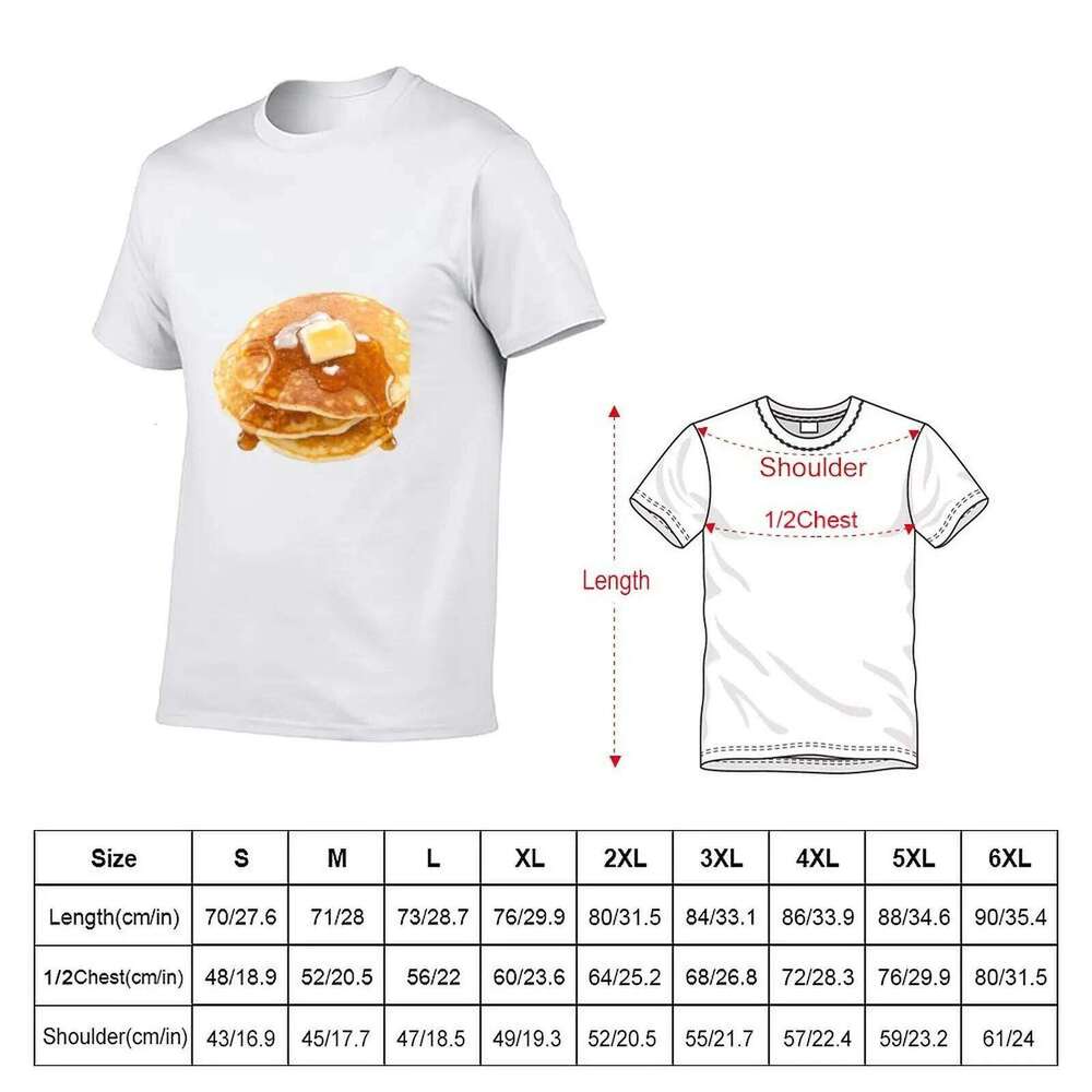 pancakes brand in graphic luxury best the The high t world quality shirt shirts casual man T-Shirt X260209
