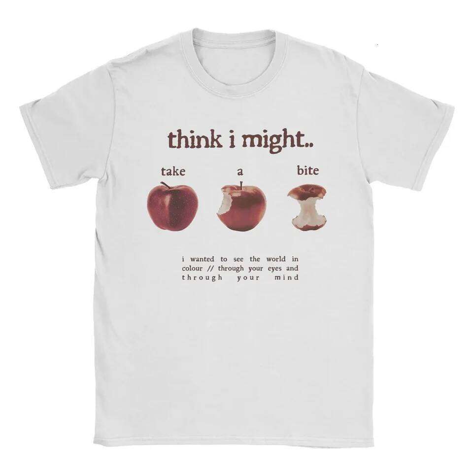 Take A Bite T Shirt Clothing Fashion Short Sleeve Round Collar Tees Trendy T-Shirt Casual Women Clothes X260209