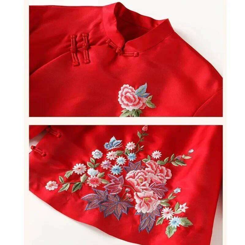 Mardi Hefxessdr Blouse Eleganti Loose Female Shirt Autumn Ethnic Style Tang Suit Coat Vintage Harajuku Embroidery Chinese Tops Women