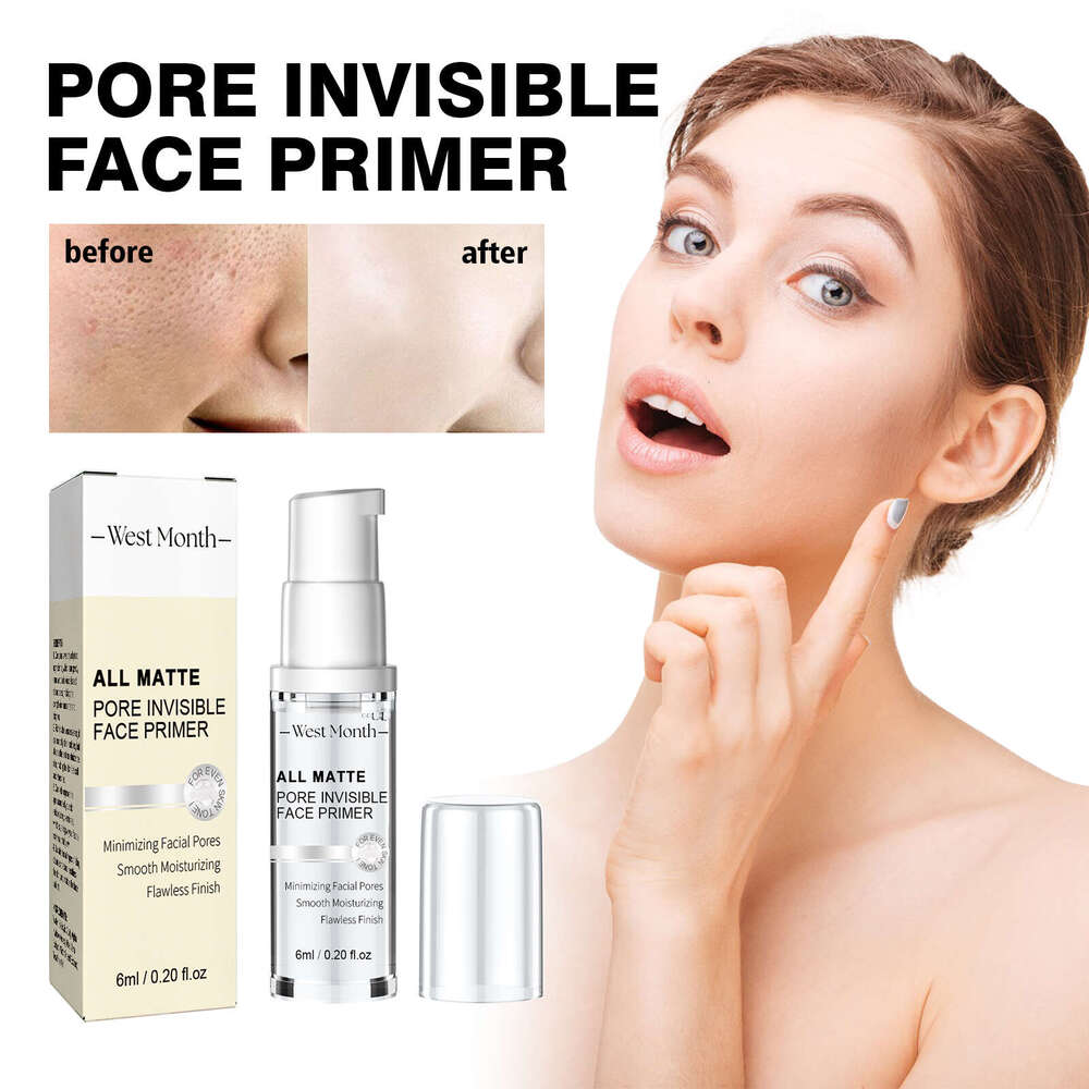 West Month Pore Concealing Primer Brightening Skin Tone Moisturizing Concealer Natural Contouring Isolation Cream