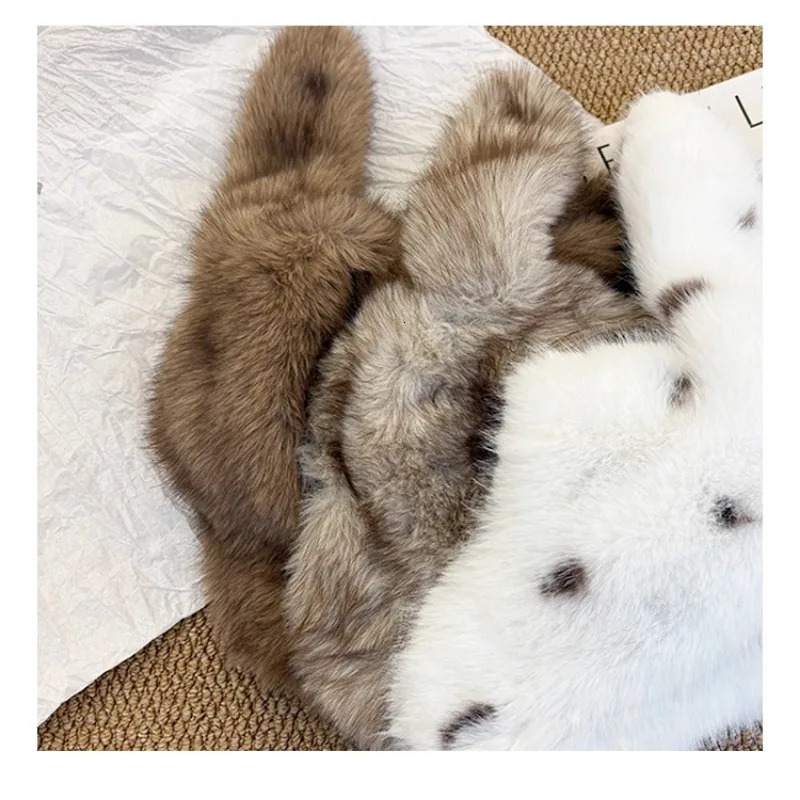 Winter Y2k Mink Long Rabbit Ears Baseball Caps Men and Women Outdoor Warm Thickened Personalized Hip Hop Hat 260208