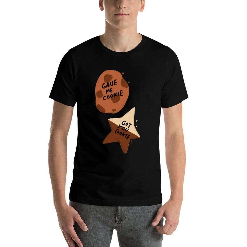 Gave Me Got You Cookie graphic man shirt cotton high quality anime t shirts oversize T-Shirt X260209