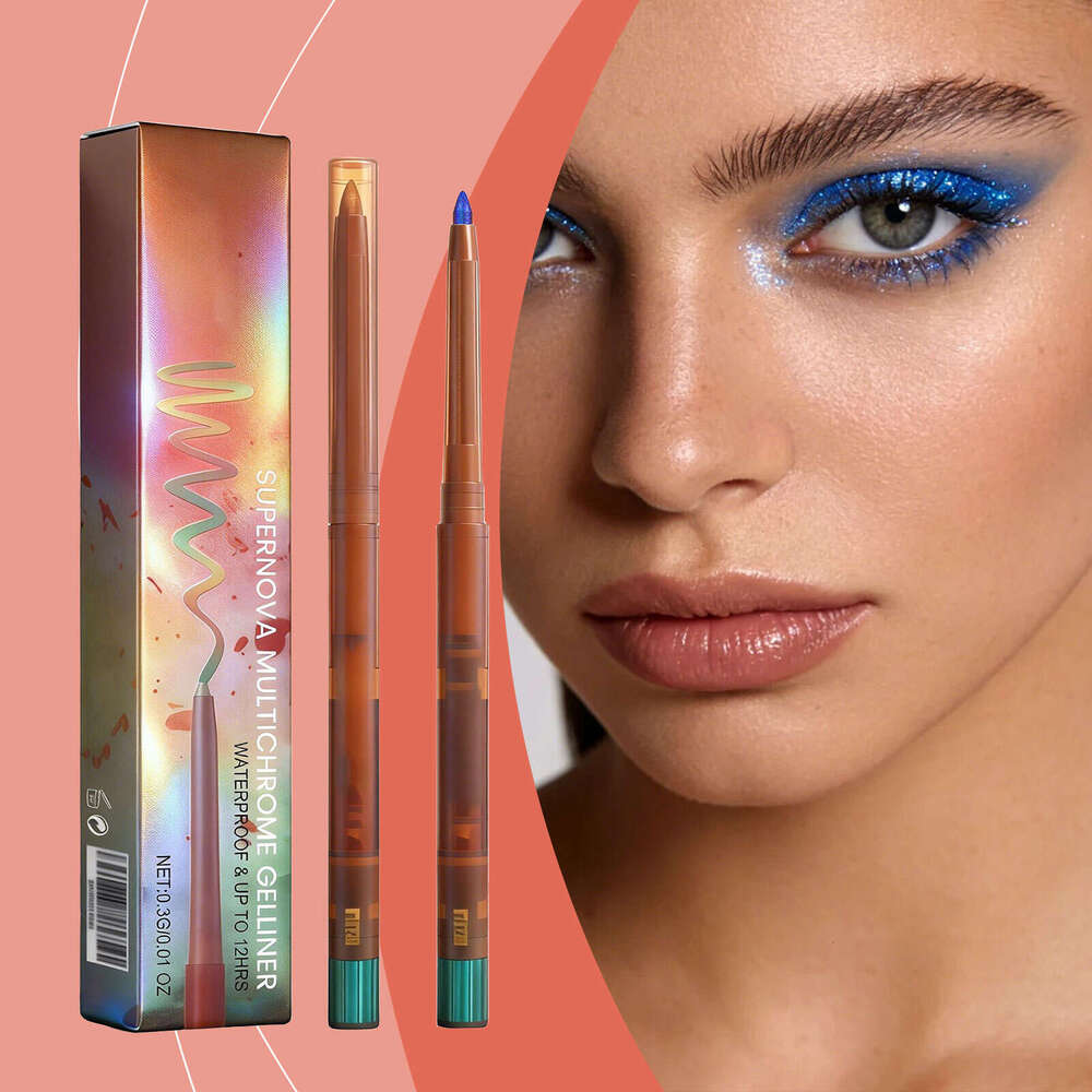 AMZ Color-Changing Eyeliner Gel Pen#02 Long-lasting makeup effect, non-smudging, smooth and easy to use, beginner-friendly everyday eyeliner