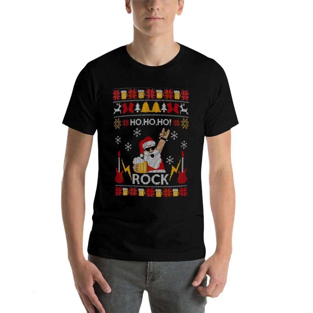 shirt graphic T-Shirt vintage soft Rock man 100% for Christmas men cotton t shirts Santas X260209