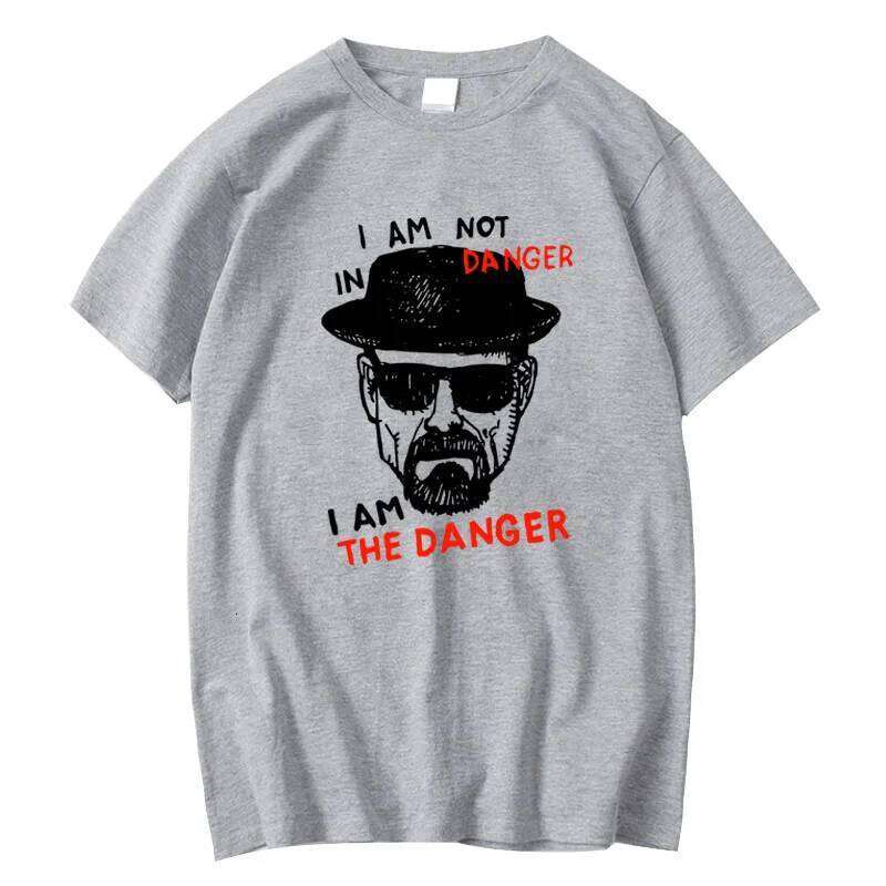 Men's 100% Cotton Short Sleeve Casual Heisenberg Print Summer Tshirt Cool T-shirt Male Men Tops X260209
