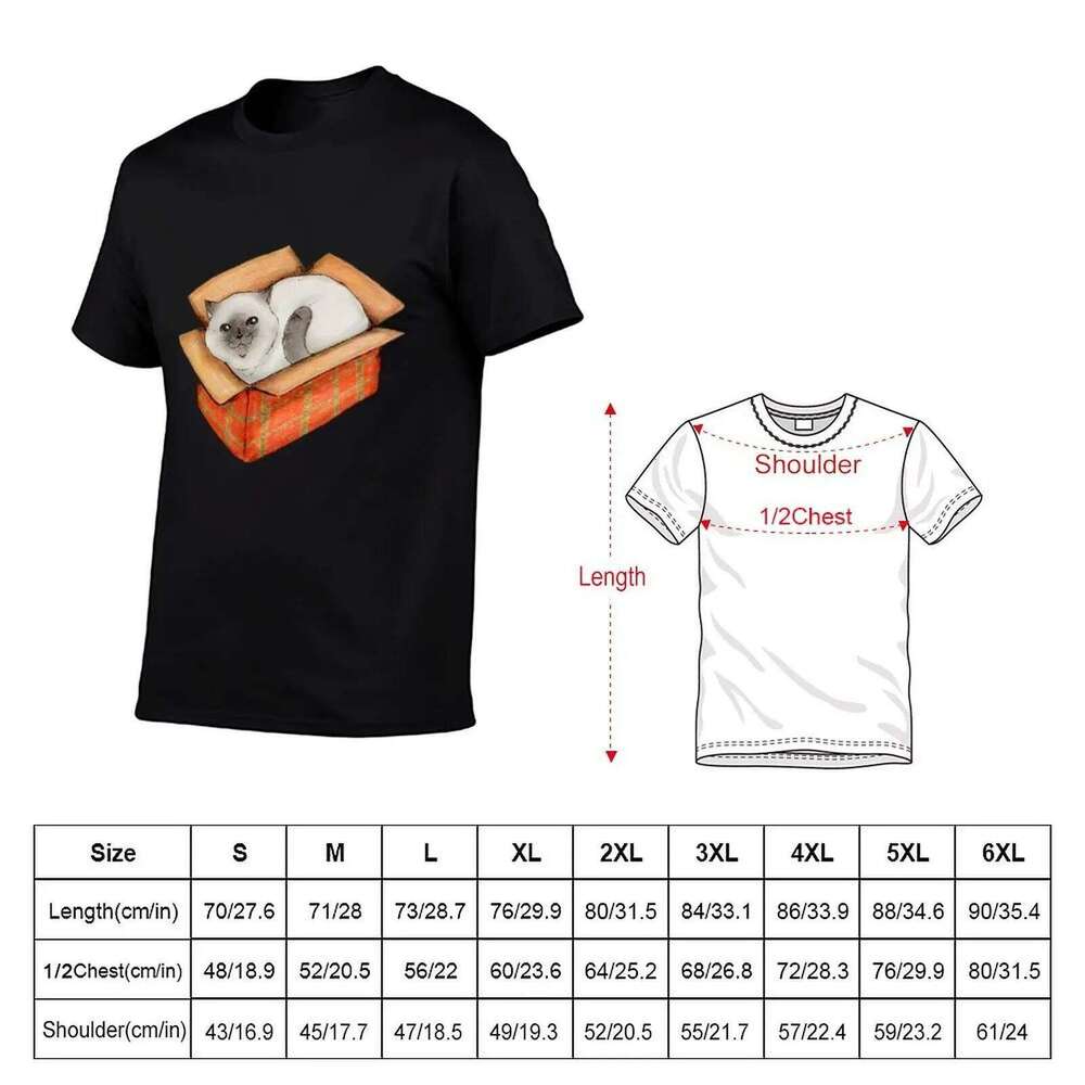 in gift Cat men box designer shirts a shirt cotton T-Shirt t for g Christmas man X260209