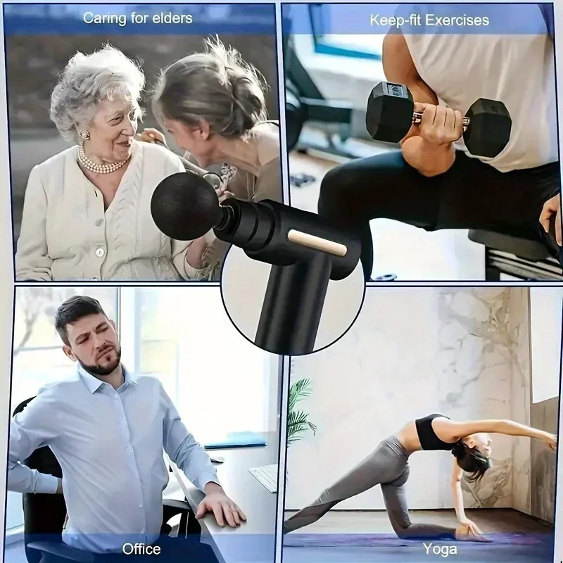 Fascial Machine Muscle Relaxation USB Mini MassageGun Vibration Gun Massage Fitness Equipment NeckGrasping Fascia Gun 260129