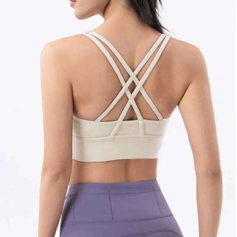 Fitness Yoga Race Sports Bras Nylon Top Bra Sexy Breathable Underwear For Women Gym 26Y0209