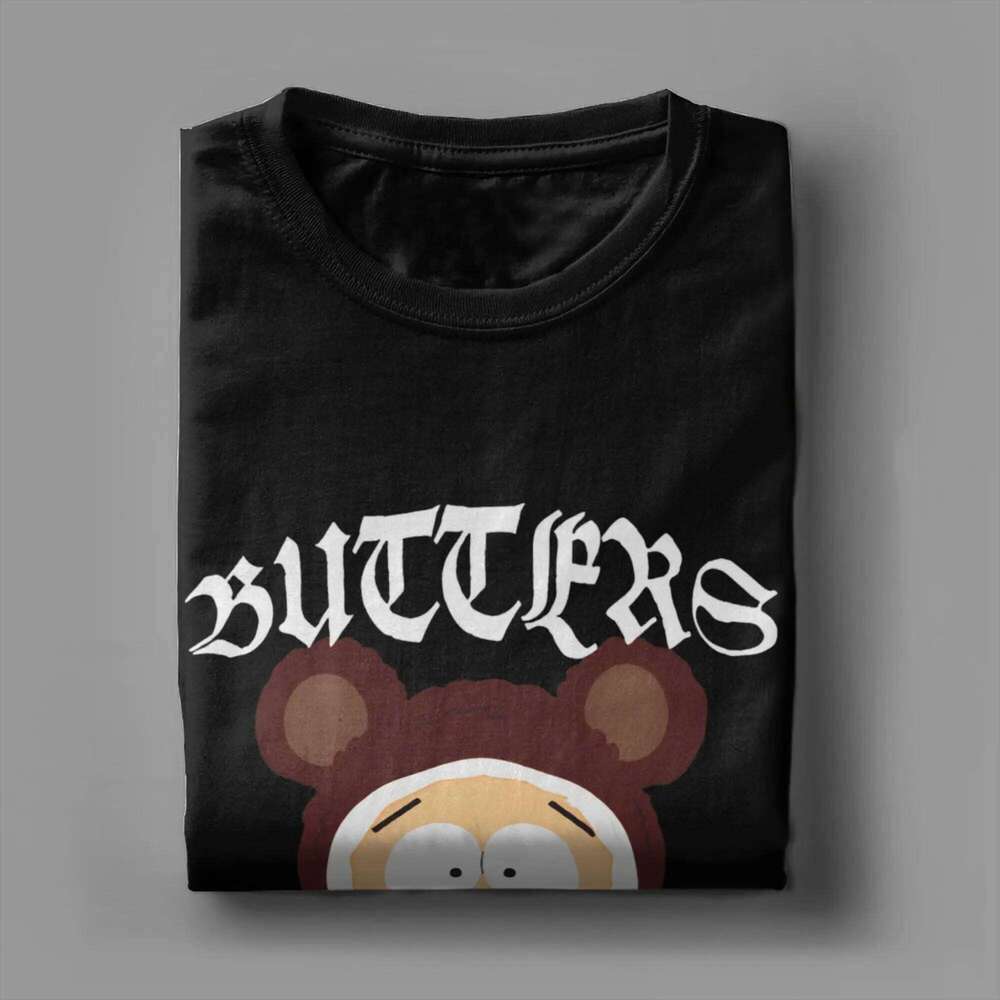 Men's T-Shirts South Movie Parks Mr Biggles Butters Stotch Funny Pure Cotton Tees Short Sleeve T Shirts O Neck Clothes Gift Idea X260209