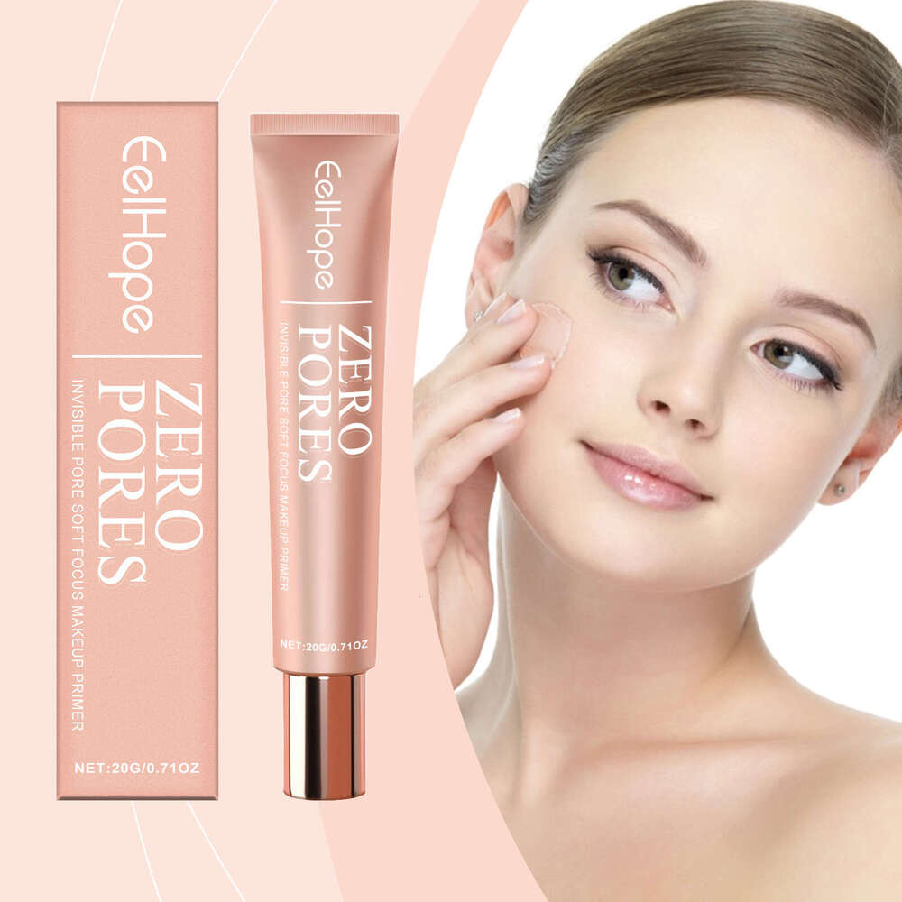 Eelhope Makeup Primer Isolation Bare Face Cream Brightening Skin Tone Natural Translucent Base Gentle Non-Greasy