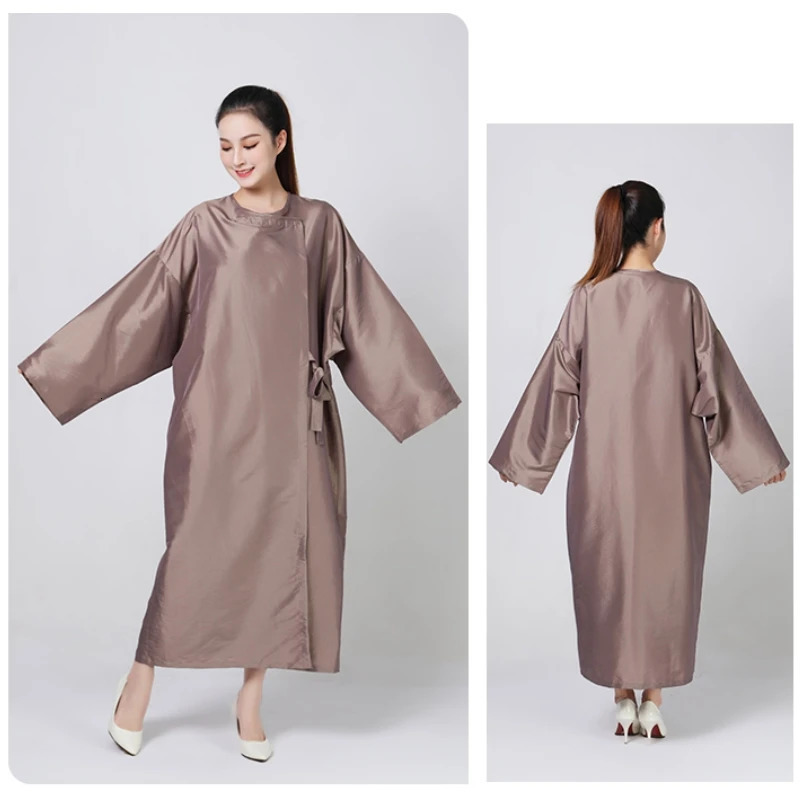 Lengthening Hairdressing Gown Hair Salon Hair Cutting Cloth Not Stick Hair Clothing Barber Smock Hairdresser Robe Haircut Cape 260203