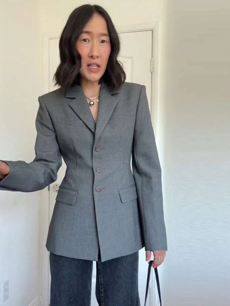 Elegant Womens Blazer Suit Sheer Pants Set Fashion Slim Fit Coat Jacket Formal Office Female 2026 Outerwears Casual Outfit 260120