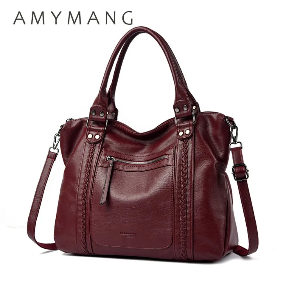 Genuine Soft Leather Shoulder Crossbody Bags for Women Handbag Casual Tote Messenger Bag 260208