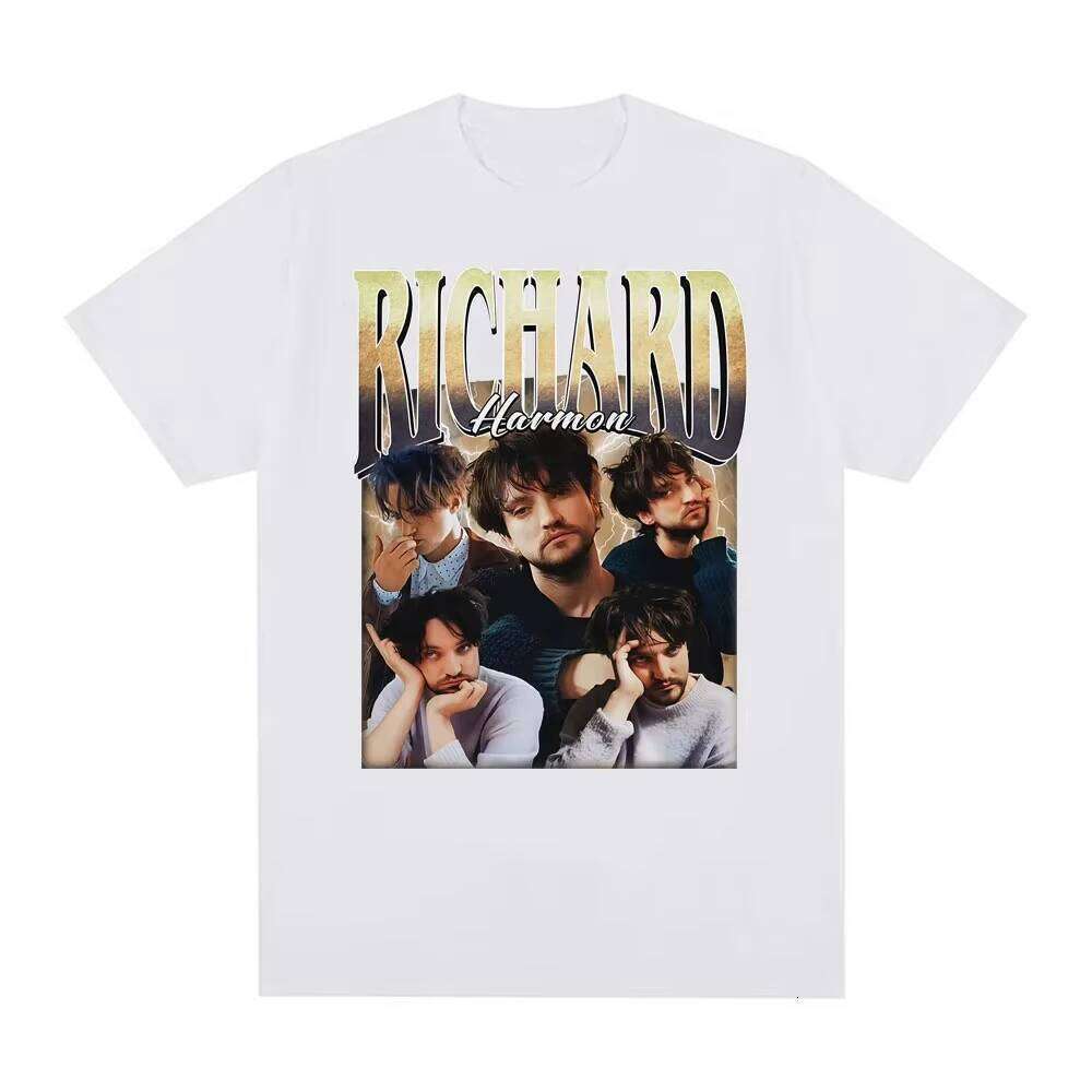 Classic Richard Harmon Vintage Graphic T Shirts Men Women Harajuku Hip Hop Streetwear T-shirt Cotton Casual Short Sleeve Tshirt X260209