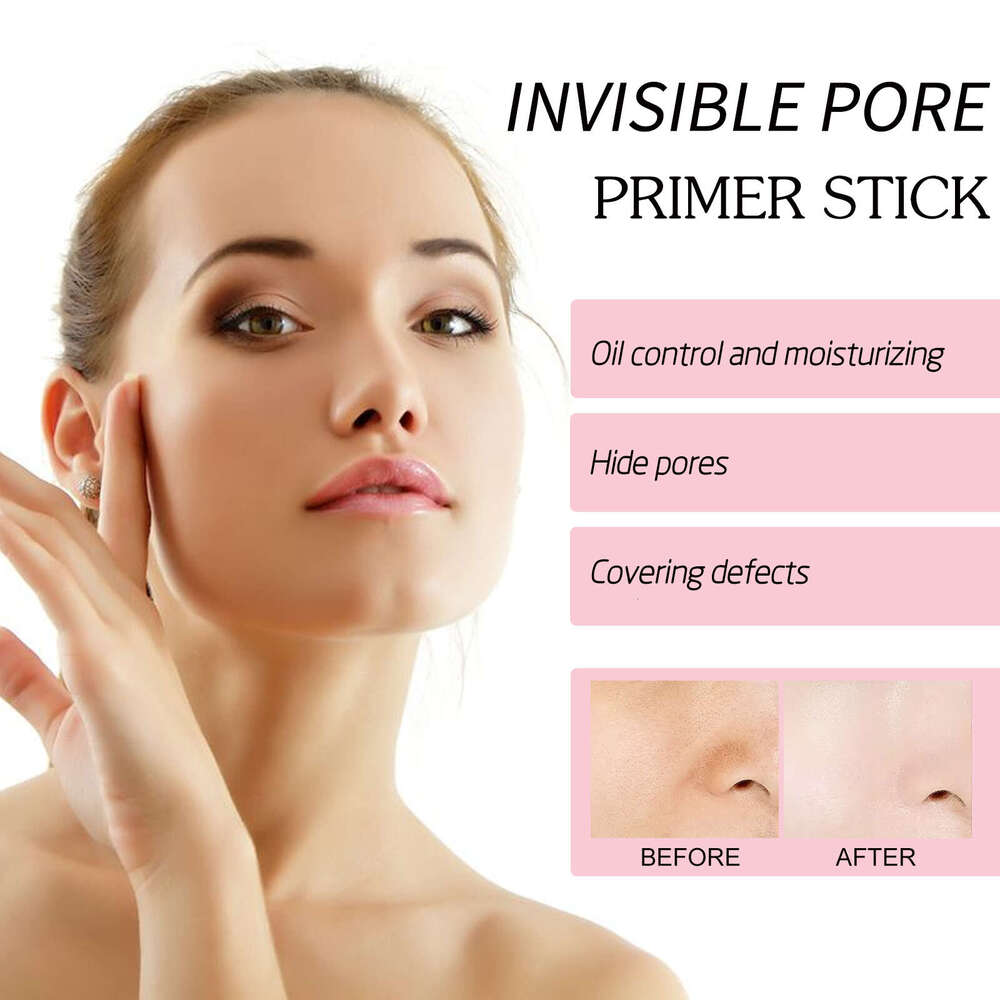 OUHOE Concealer Brightening Skin Tone Concealing Acne Marks Pore Blurring Makeup Primer Stick