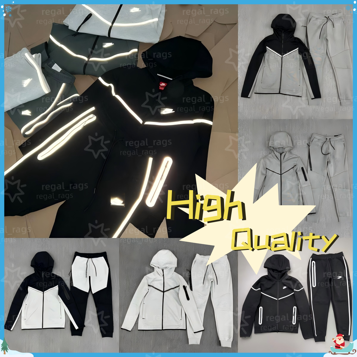 Tech Fleece Tracksuit Mens Hoodies Pants Tracksuits Sports Jackets Space Cotton Trousers Womens Tracksuit Bottoms techfleece Man Joggers